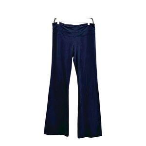 LULULEMON WOMEN WIDE LEGS YOGA-PANTS BLACK LEGGING IN SIZE 12